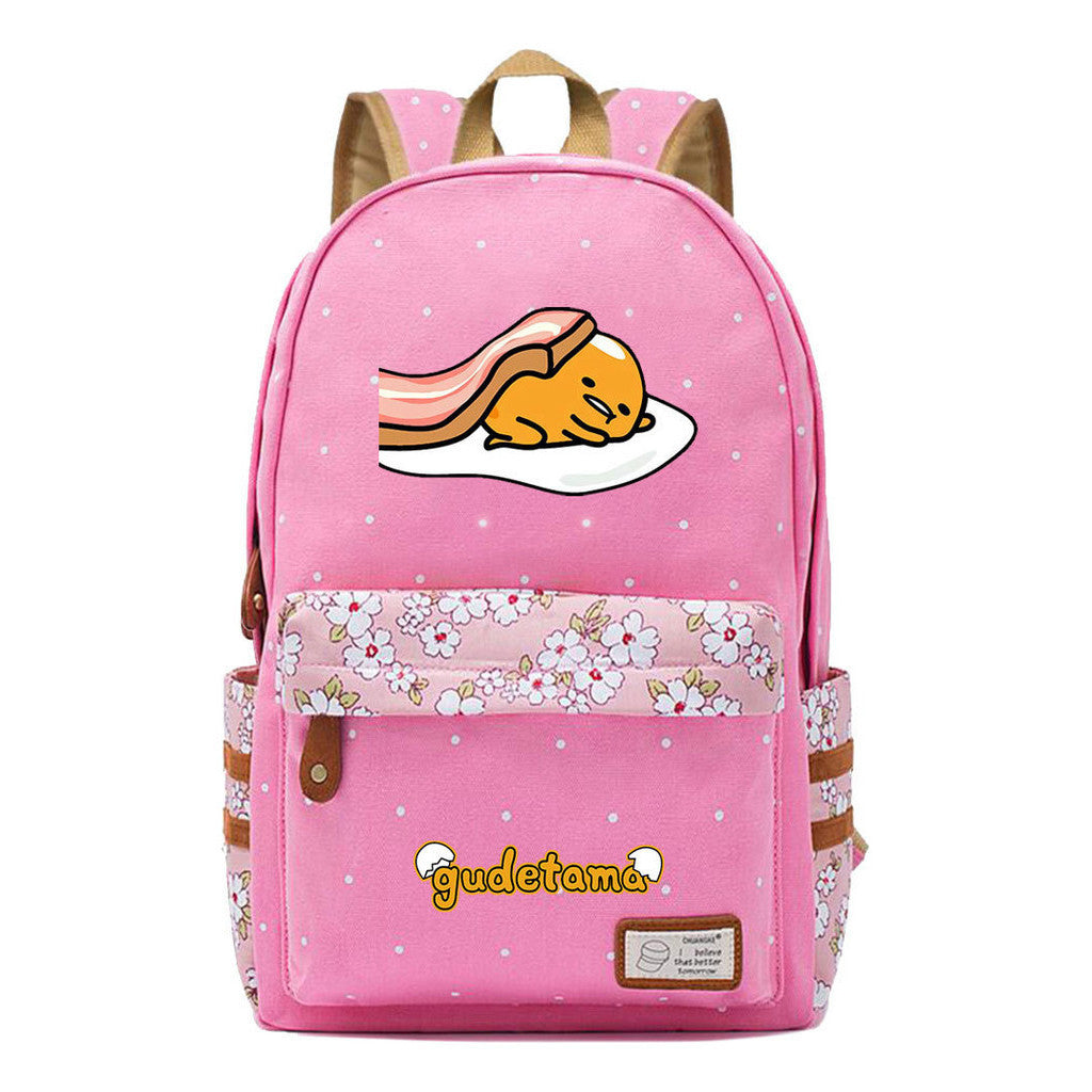 Cartoon Day Marvel Egg Yolk Student School Bag Leisure Backpack