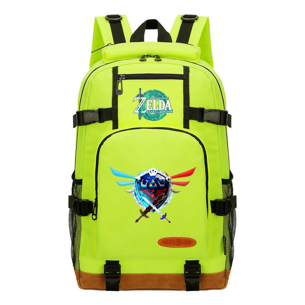 Printed Student Backpack For Leisure Travel Backpack