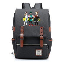 Animation My Hero College Prints Schoolbags For Young Students And Classic Backpacks With Belt Buckles For Men And Women.