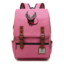 Printed Youth Student School Bag Casual Belt Buckle Classic Backpack