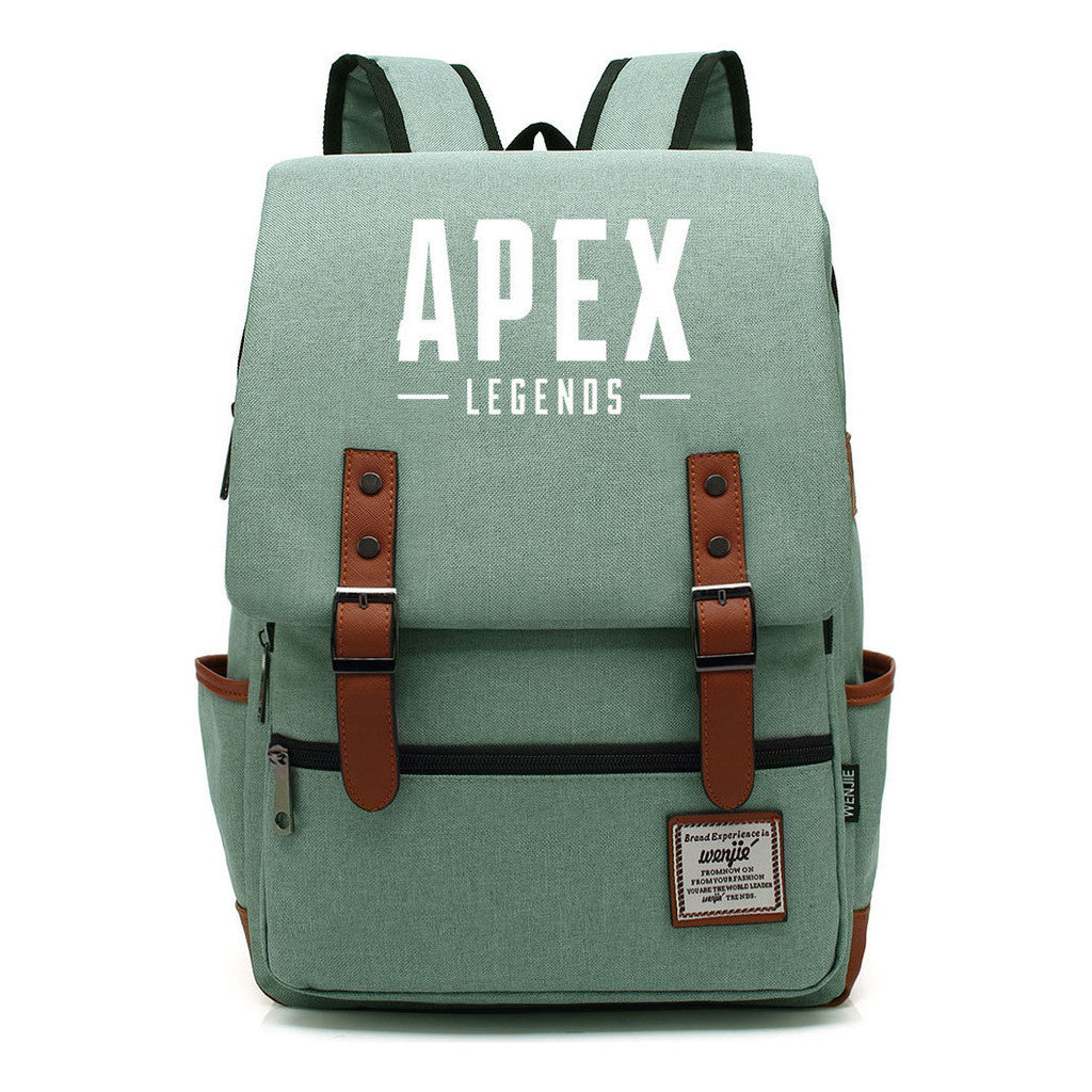 Game Apex Hero Print Youth Student School Bag Men's And Women's Casual Belt Buckle Classic Backpack