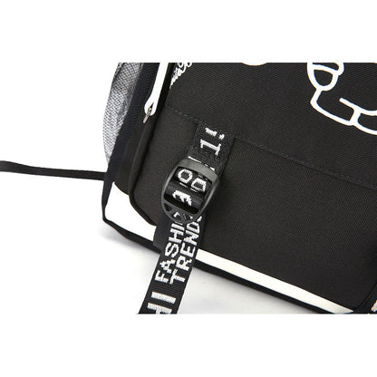 Youth Student Backpack Usb Men's And Women's Leisure Backpack