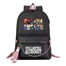 Printed Usb Student Backpack For Men And Women's Leisure Travel Backpack