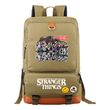 Strange Story Printed Youth Student School Bag Large Capacity Travel Bag Men's And Women's Backpack