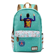 Sports Football Star Printed Youth Student Backpack For Men And Women's Leisure Backpack