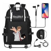 Death Note Usb Large Capacity Youth Student Backpack Men's And Women's Leisure Travel Backpack