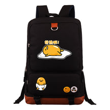 Cartoon Anime Lazy Egg Youth Student Backpack, Large Capacity Travel Bag, Boy's And Girl's Backpack