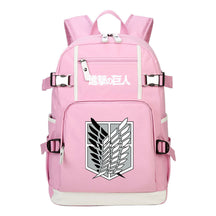 Giant Wings Of Cartoon And Anime Attack Youth Student Backpack, Leisure Travel Backpack