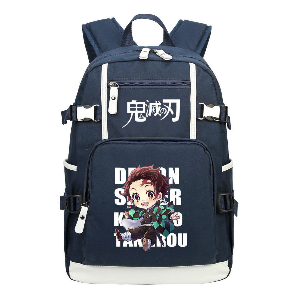 Anime Youth Student School Bag Men's And Women's Backpack Leisure Travel Backpack
