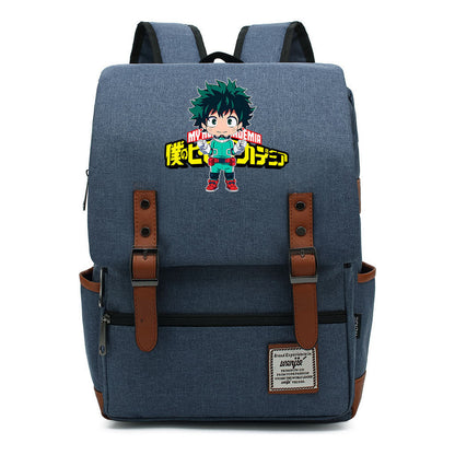 Anime My Heroes Academy Printed Youth Student Backpack Leisure Classic Backpack