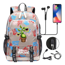 Monster Concert Printed Student Backpack Usb Leisure Backpack