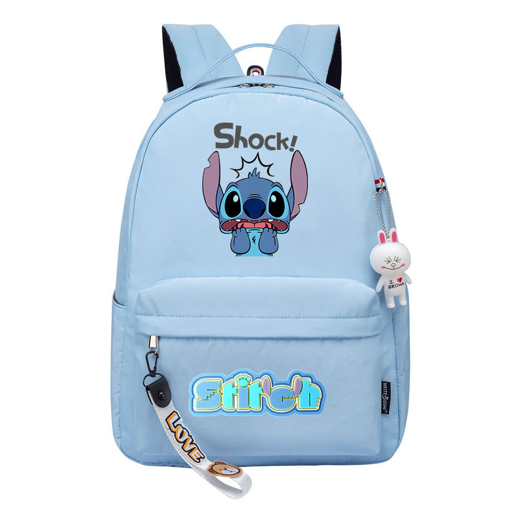 Interstellar Baby Stitch Printed Youth Student School Bag For Men And Women Leisure Travel Bag For Women Backpack