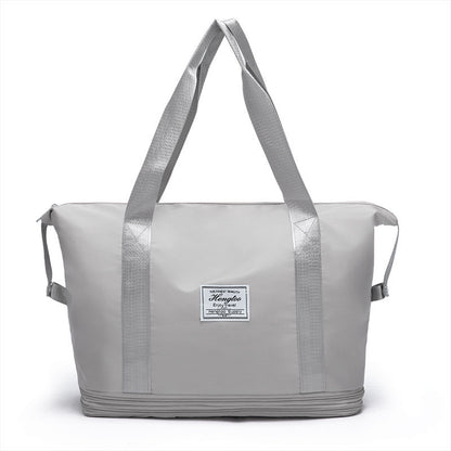 Travel Bag With Large Capacity, Foldable Storage Bag, Simple And Lightweight Fitness Bag, Shoulder Bag