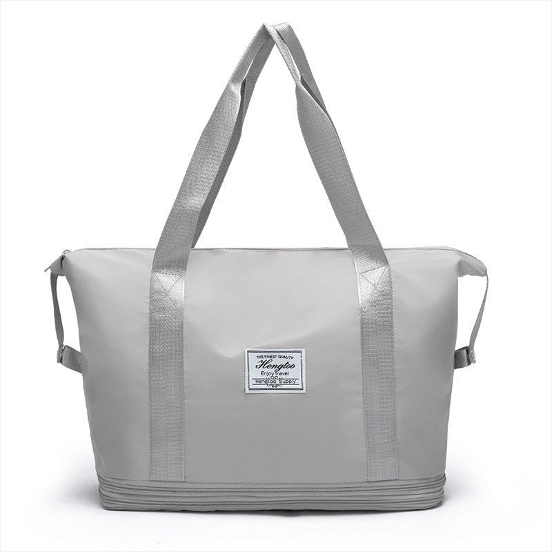 Travel Bag With Large Capacity, Foldable Storage Bag, Simple And Lightweight Fitness Bag, Shoulder Bag