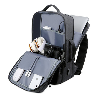 Business Backpack, Laptop Bag, Large Capacity Portable Travel Backpack, Waterproof Oxford Cloth Backpack