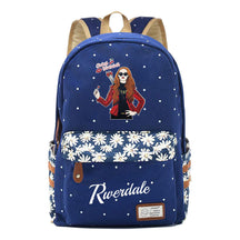 Valley Town Printed Youth School Bag Fashion Casual Backpack