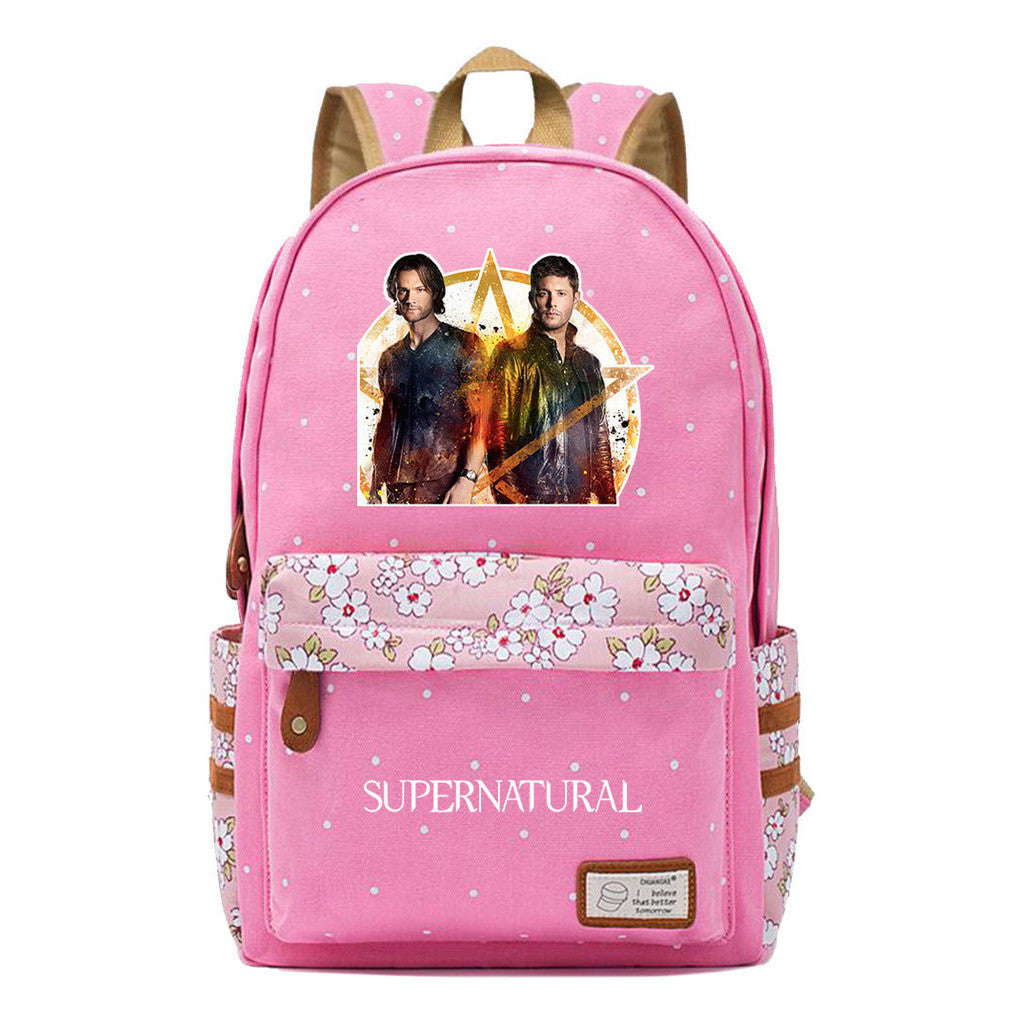 Evil Power Printed Student School Bag Fashion Casual Backpack