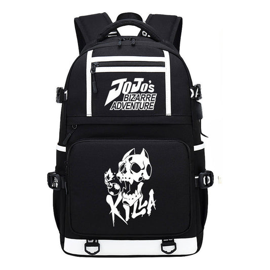Comic Joe's Wonderful Adventure Print Usb Youth Student Backpack For Men And Women's Leisure Travel Backpack