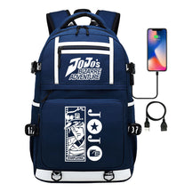 Comic Joe's Wonderful Adventure Print Usb Youth Student Backpack For Men And Women's Leisure Travel Backpack