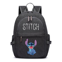 Anime Star Baby Stitch Printed Youth Student Backpack For Men And Women With Casual Woven Straps Backpack
