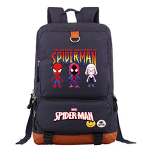 Superhero Printed Student Backpack, Travel Bag, Men's And Women's Backpack