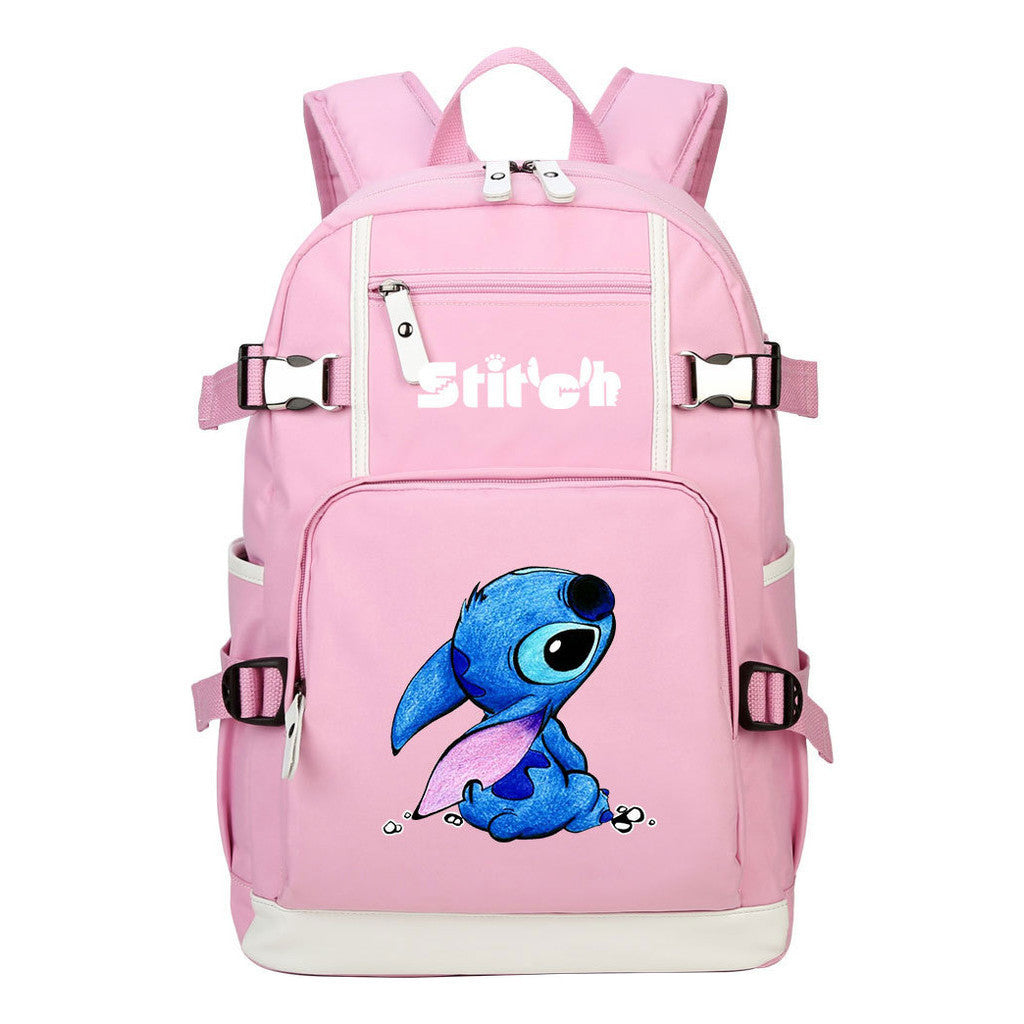 Printed Teenage Student Backpack, Leisure Travel Backpack