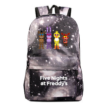 Fashion Toy Bear Game Fashion Starry Sky Youth Student Backpack Men's And Women's Leisure Backpack