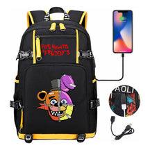 Toy Bear Game Peripheral Usb Youth Student Backpack For Men And Women's Leisure High-capacity Travel Backpack