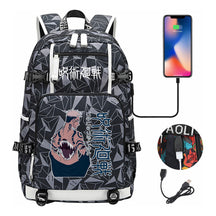 Printed Usb Youth Student Backpack For Men And Women's Leisure Large Capacity Travel Backpack