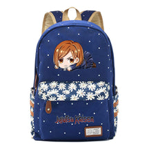 Cartoon Teenage Girl Student Backpack Casual Canvas Backpack