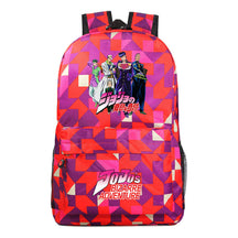 Cartoon Anime Jojo's Wonderful Adventure Print Student Backpack Casual Backpack