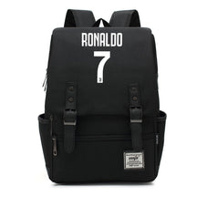 Football Star Cristiano Ronaldo Printed Student Backpack For Men And Women's Casual Classic Backpack