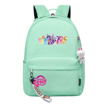 Cartoon Pony Unicorn Printed Youth Student School Bag Men's And Women's Leisure Bag Women's Backpack