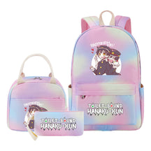 Teenage Student Girl Backpack Lunch Bag Three Piece Set Backpack Set