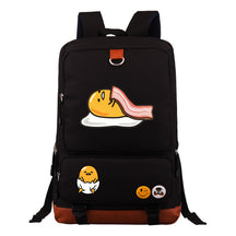 Cartoon Anime Lazy Egg Youth Student Backpack, Large Capacity Travel Bag, Boy's And Girl's Backpack