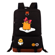 Cartoon Anime Lazy Egg Youth Student Backpack, Large Capacity Travel Bag, Boy's And Girl's Backpack