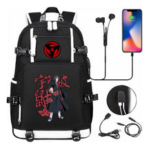 Naruto Usb Youth Student Backpack For Men And Women Leisure Travel Backpack