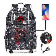 Naruto Usb Youth Student Backpack For Men And Women Leisure Travel Backpack