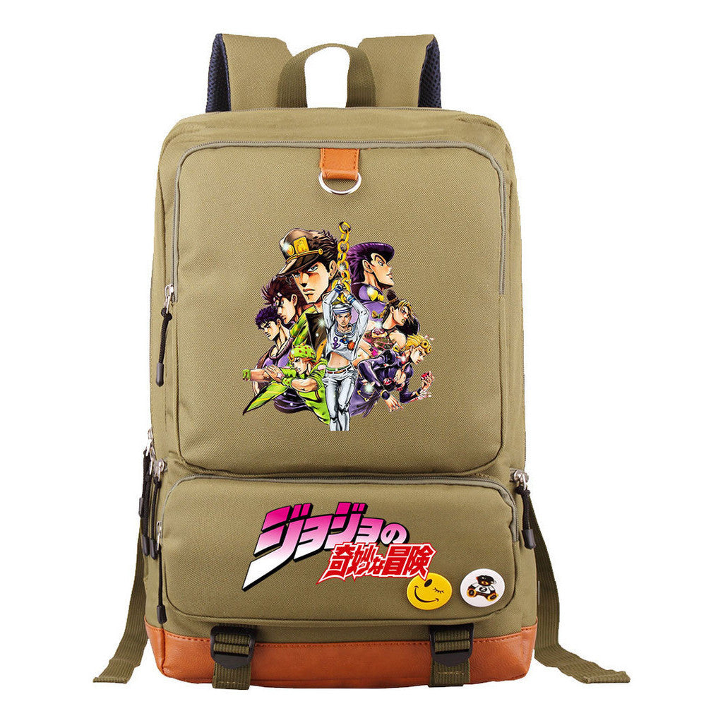 The Wonderful Adventure Of The Comic Jojo Youth Student Backpack, Men's And Women's Backpack, Travel Bag