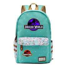 Jurassic Park Dinosaur Printed Student Backpack Leisure Backpack