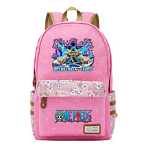 Anime Pirate King Lufei Printed Student School Bag Fragmented Flower Leisure Backpack