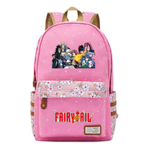 Teenage Student Backpacks, Floral Canvas, Girl Shoulders