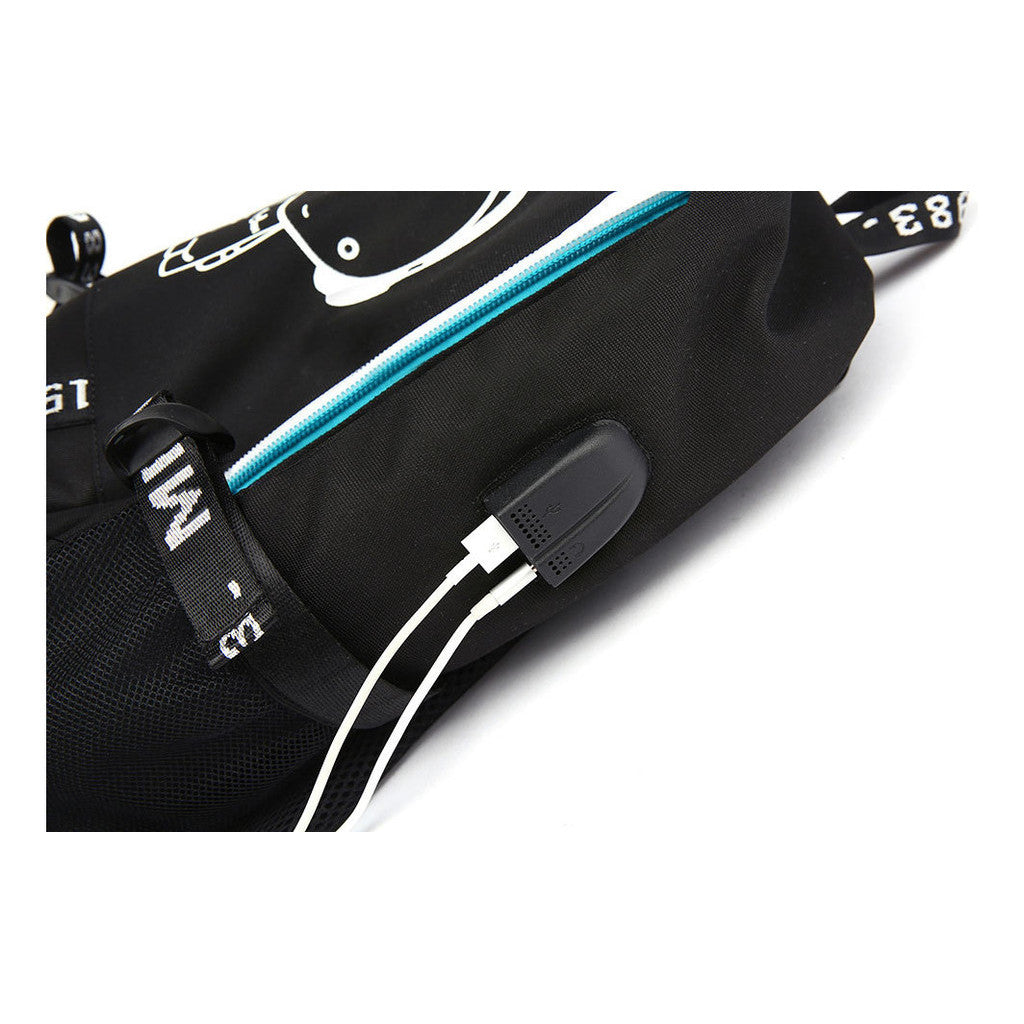 Usb Teen School Bag Men's And Women's Sports Backpacks