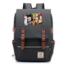 Anime My Heroes Academy Printed Youth Student Backpack Men's And Women's Leisure Belt Buckle Classic Backpack