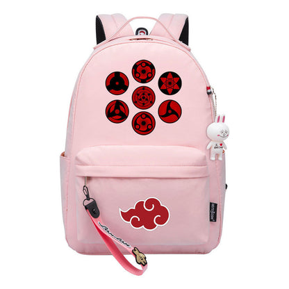 Naruto Printed Teenage Student Backpack, Casual Bag, Girl Backpack