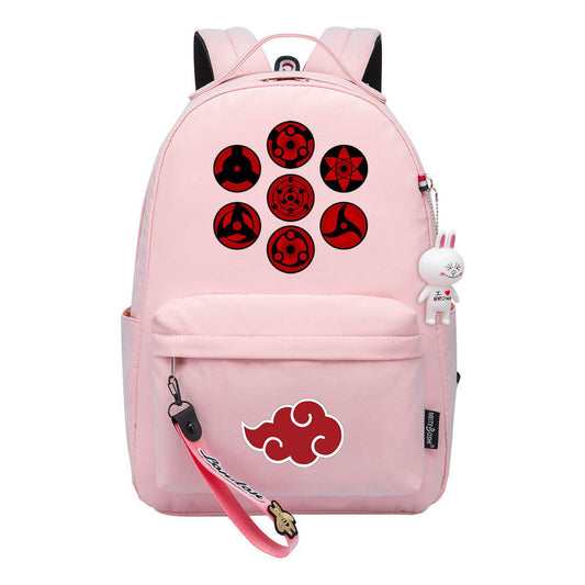 Naruto Printed Teenage Student Backpack, Casual Bag, Girl Backpack