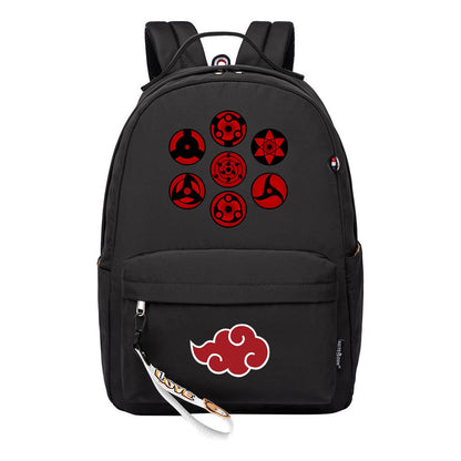 Naruto Printed Teenage Student Backpack, Casual Bag, Girl Backpack