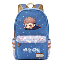 Cartoon Spell Battle Youth Girls Student School Bag Men's And Women's Leisure Canvas Backpack