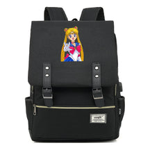 Anime Beauty Girl Warrior Youth Student School Bag Usb Men's And Women's Leisure Backpack