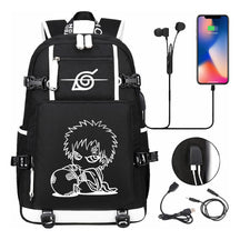 Naruto Usb Large Capacity Youth Student Backpack For Men And Women's Leisure Travel Backpack